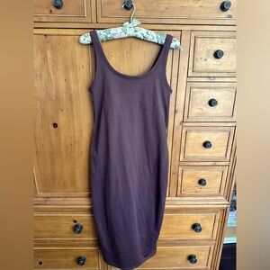 Vuori Essential Halo Dress Chestnut Heather S